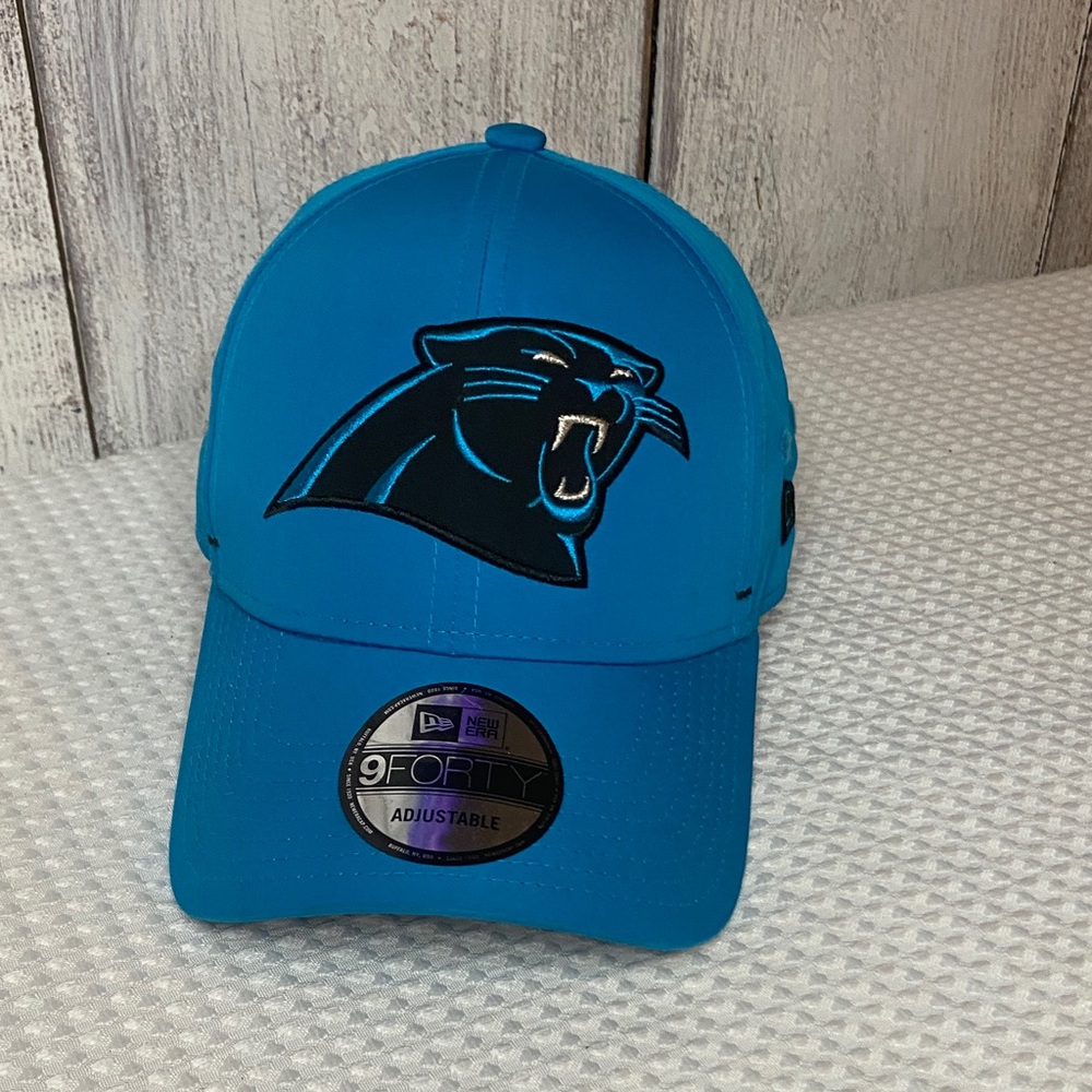 New Era 9Fifty Carolina Panthers Blue Hook & Loop Dad Hat